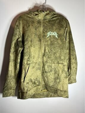 Nike Therma-FIT Story Pack Hooded Jacket - Men’s Size Large Olive Green